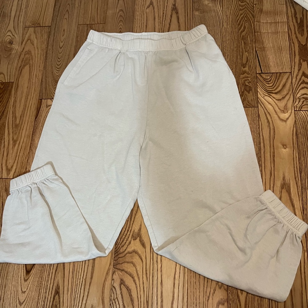 Garage White Sweatpants